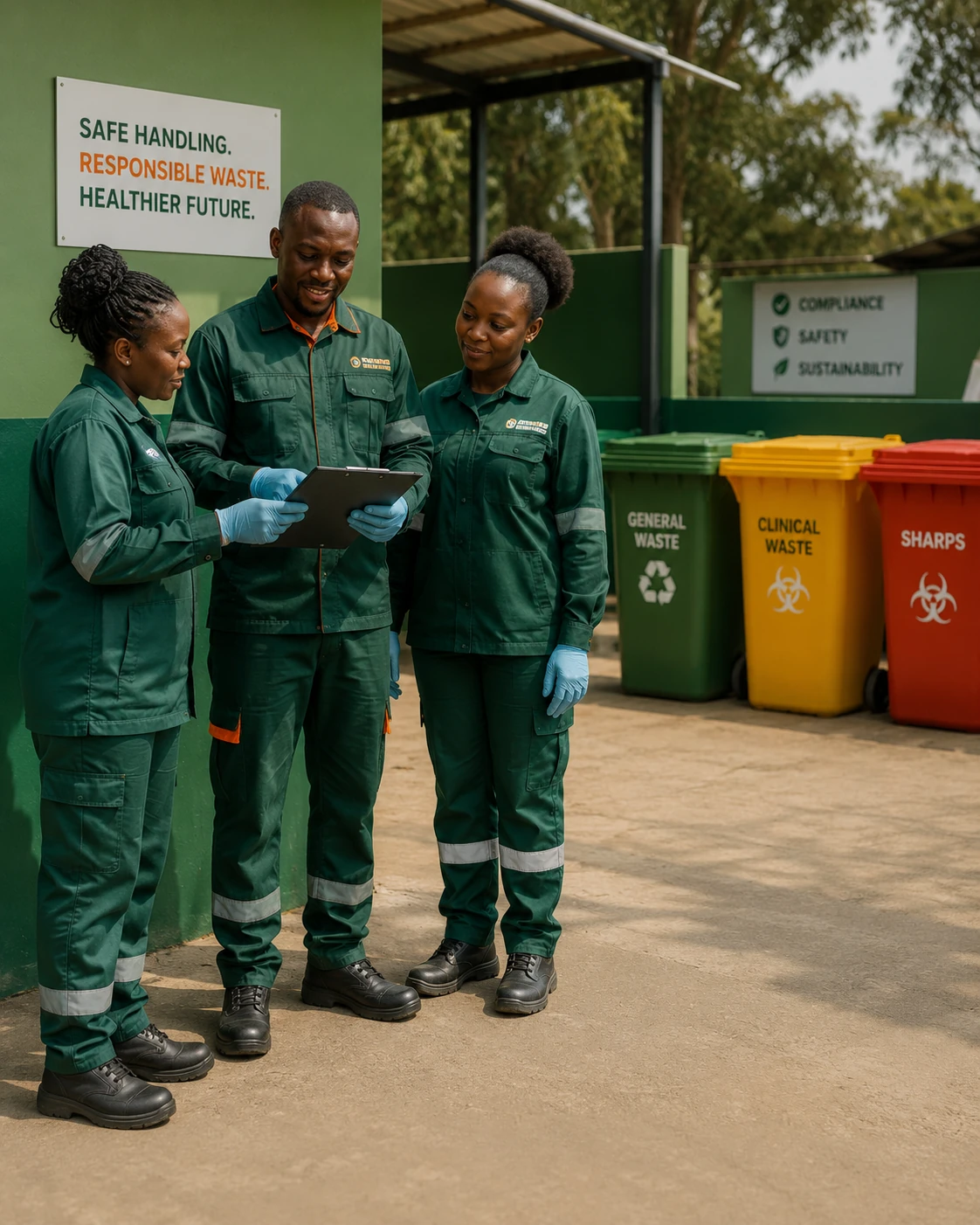 Plenser Waste Management team at work